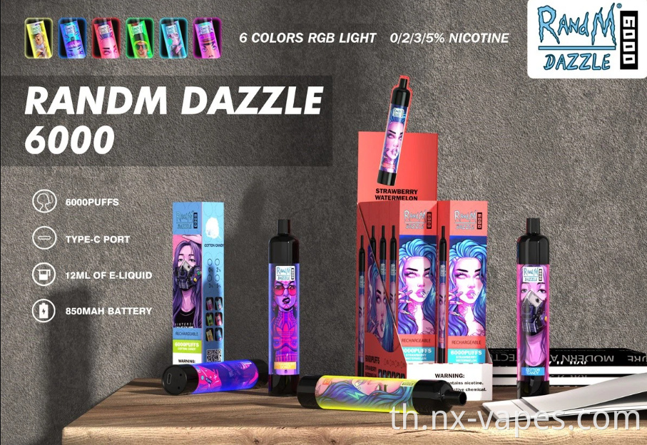 Fumot RandM dazzle 6000 5